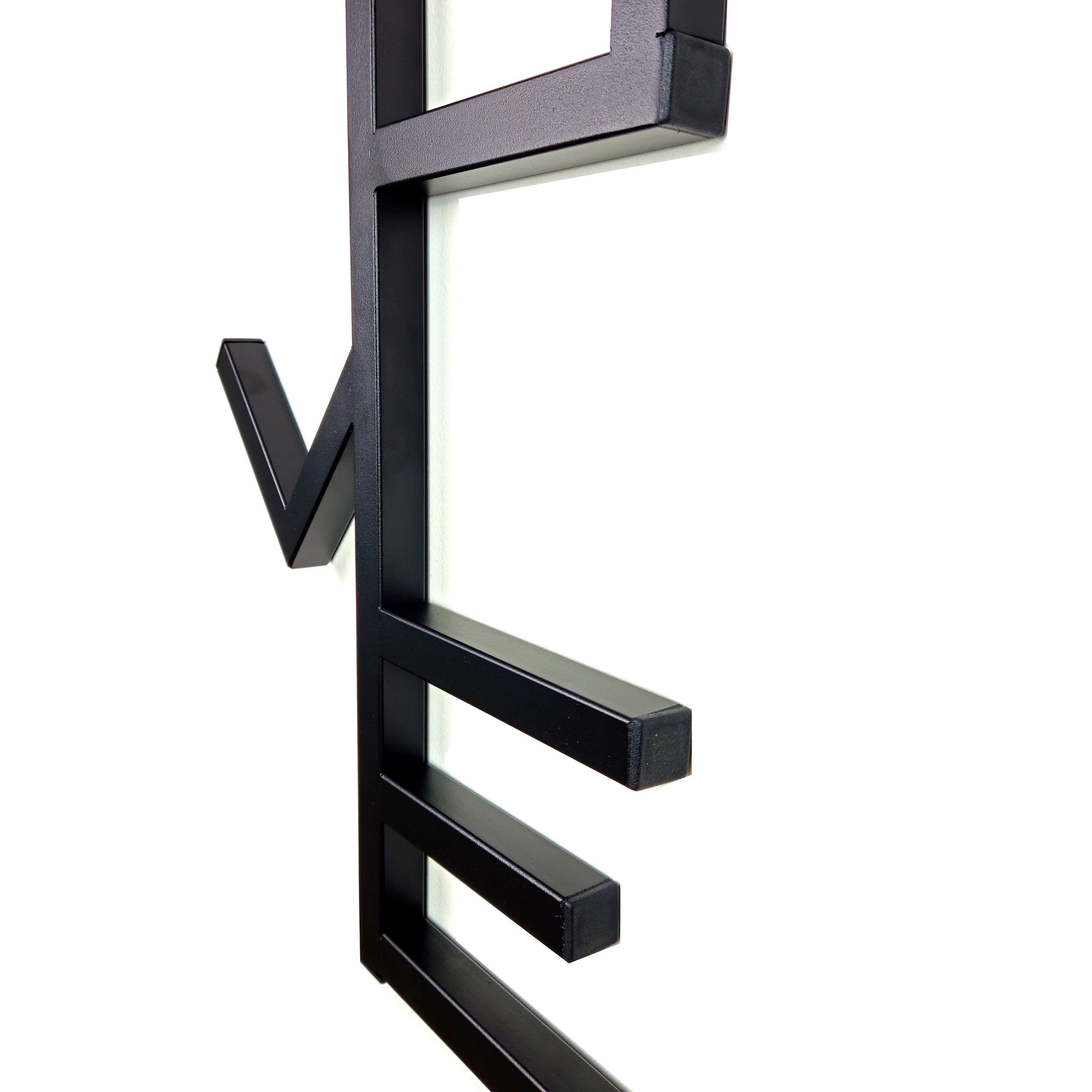 Decorazione da parete LOVE in acciaio cm 39x80 h