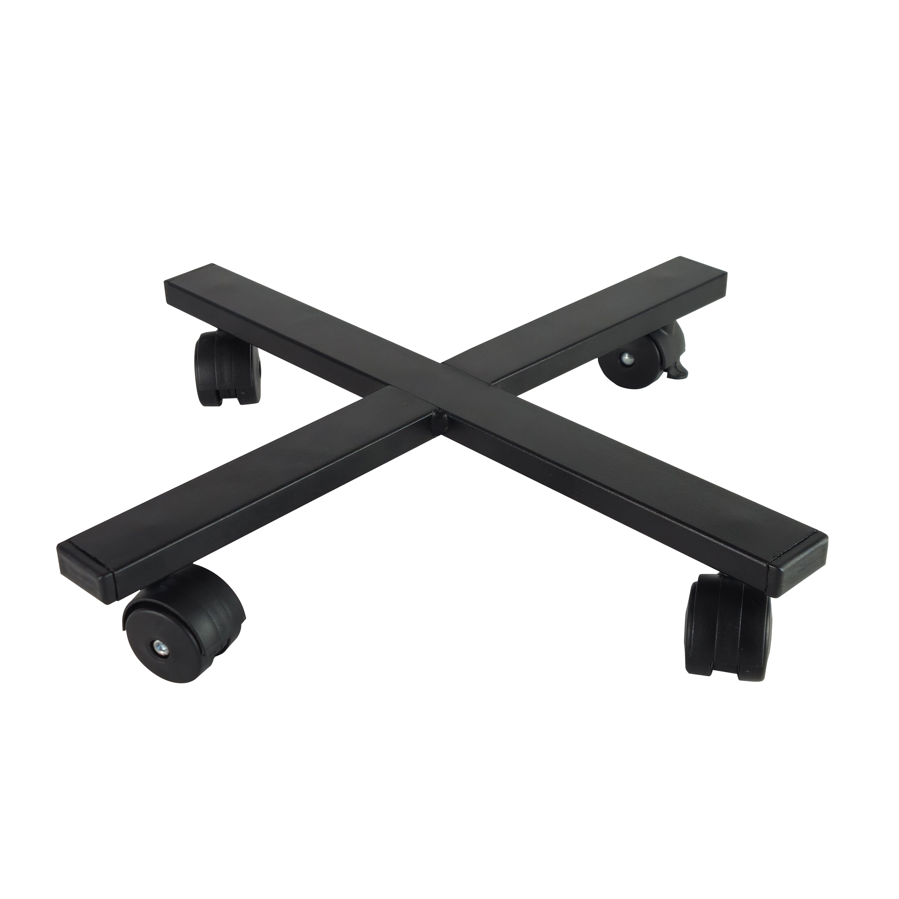 Tecnokit carrello porta piante da interno ed esterno in acciaio per vasi rotondi e quadrati, portavasi con ruote cm 30 cm 40