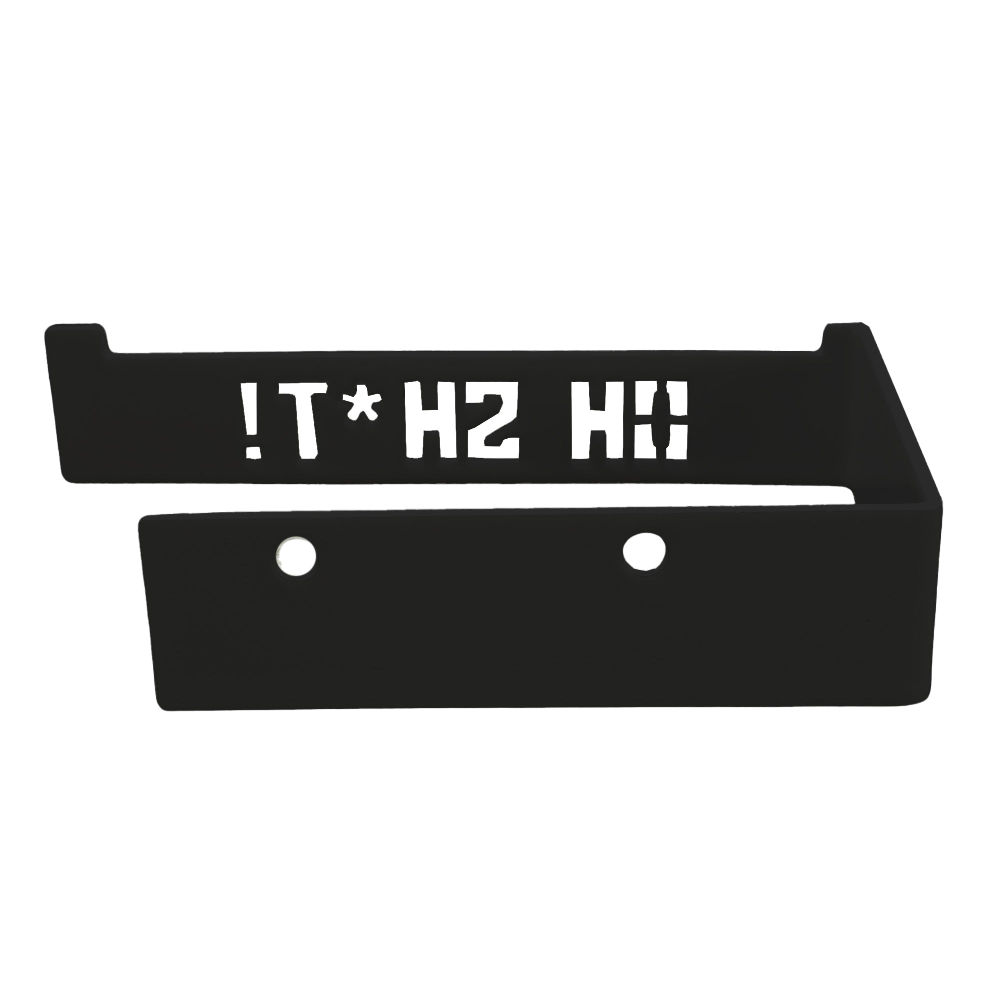 Tecnokit Porta carta igienica simpatico ed elegante da muro in acciaio cm 14x8x10x3 h