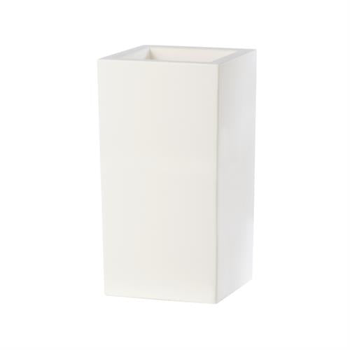 Tera vaso Schio Cubo Alto 80