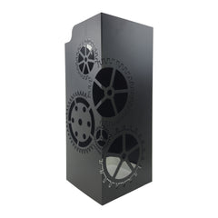 Portaombrelli in metallo da arredo soggetto ingranaggi cm 21x21x60