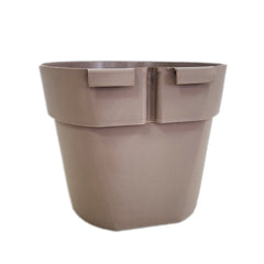 Set 3 pezzi vaso "Comby" in plastica da esterno e giardino per fiori e piante