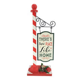 Decorazione Natalizia cartello in legno cm 16X48