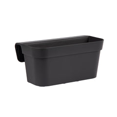 Nicoli vaso da balcone Arké Balcony, balconiera in cm 40x23x18h, fioriera autoportante per parapetto