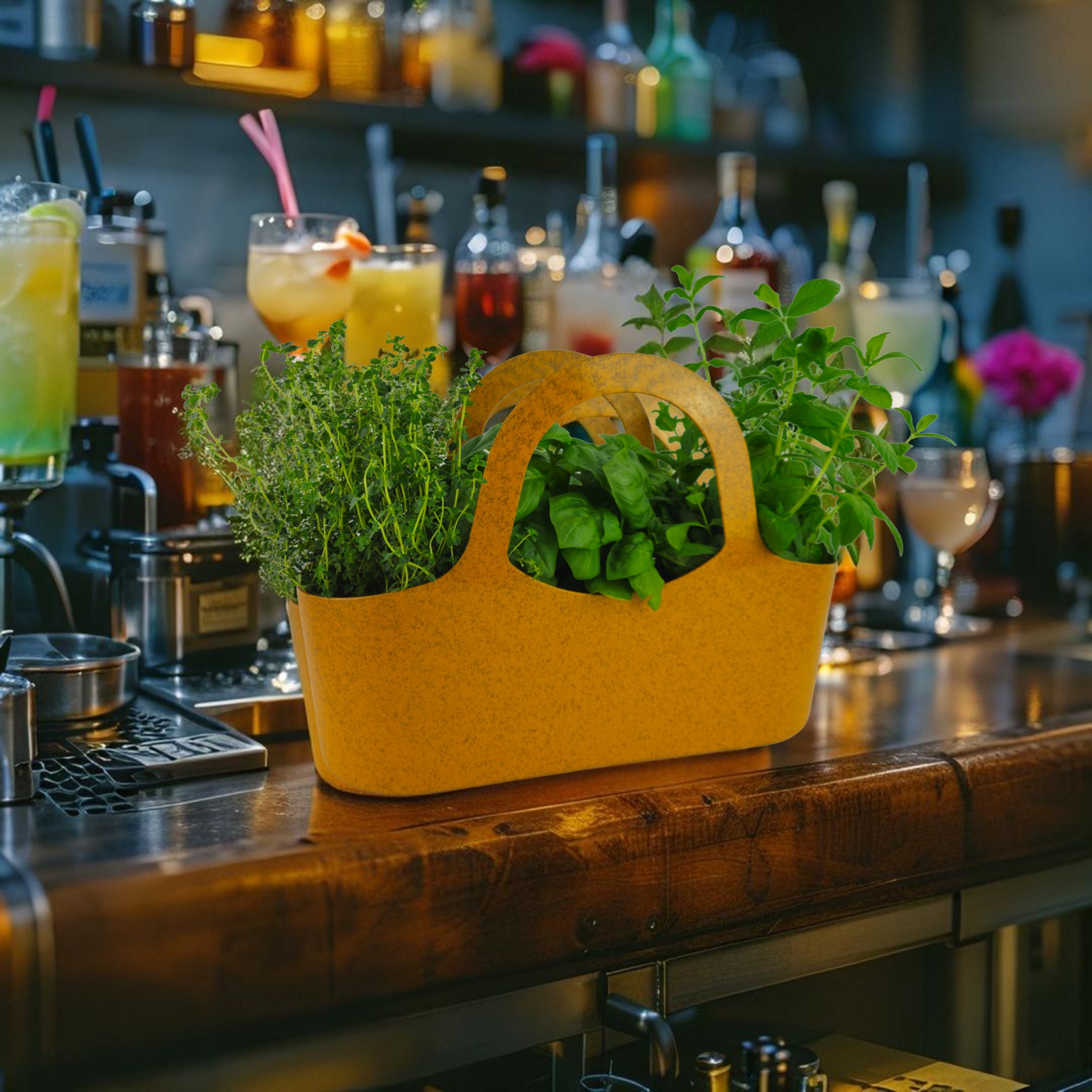 Tera Borsa porta piante aromatiche cm 41x18x31