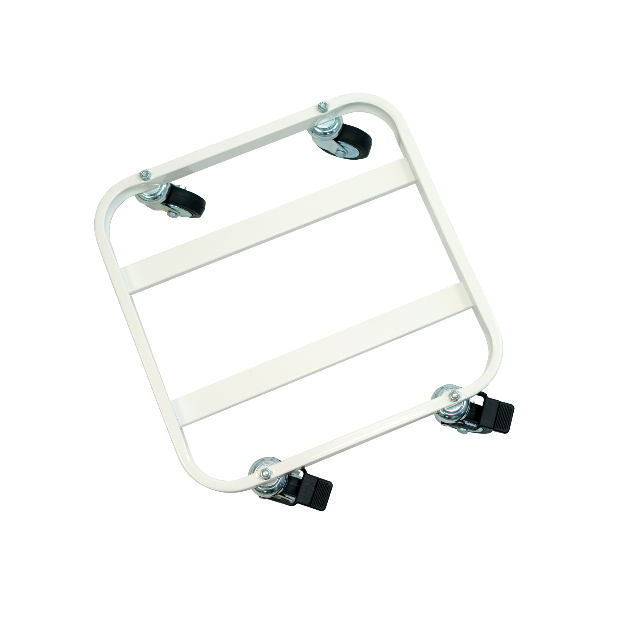 Carrello per vasi in cemento e terracotta quadro