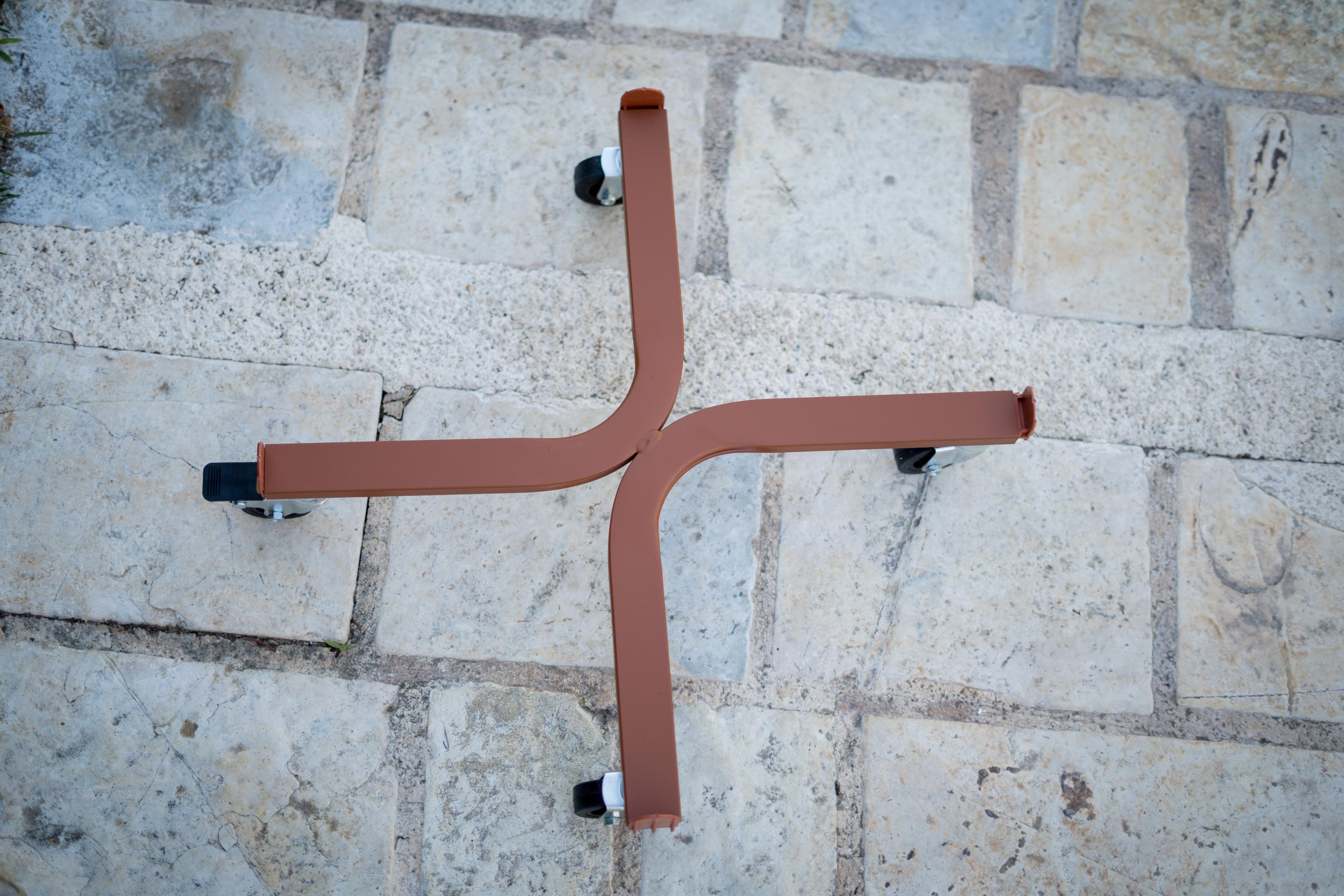 Carrello Portavasi quadrato con ruote industriali Speedy