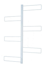 Tecnokit fioriera verticale Gemma cm 70x100 in acciaio, completa di 6 vasi pensili Comby diametro cm 14 e 6 vasi cm 10