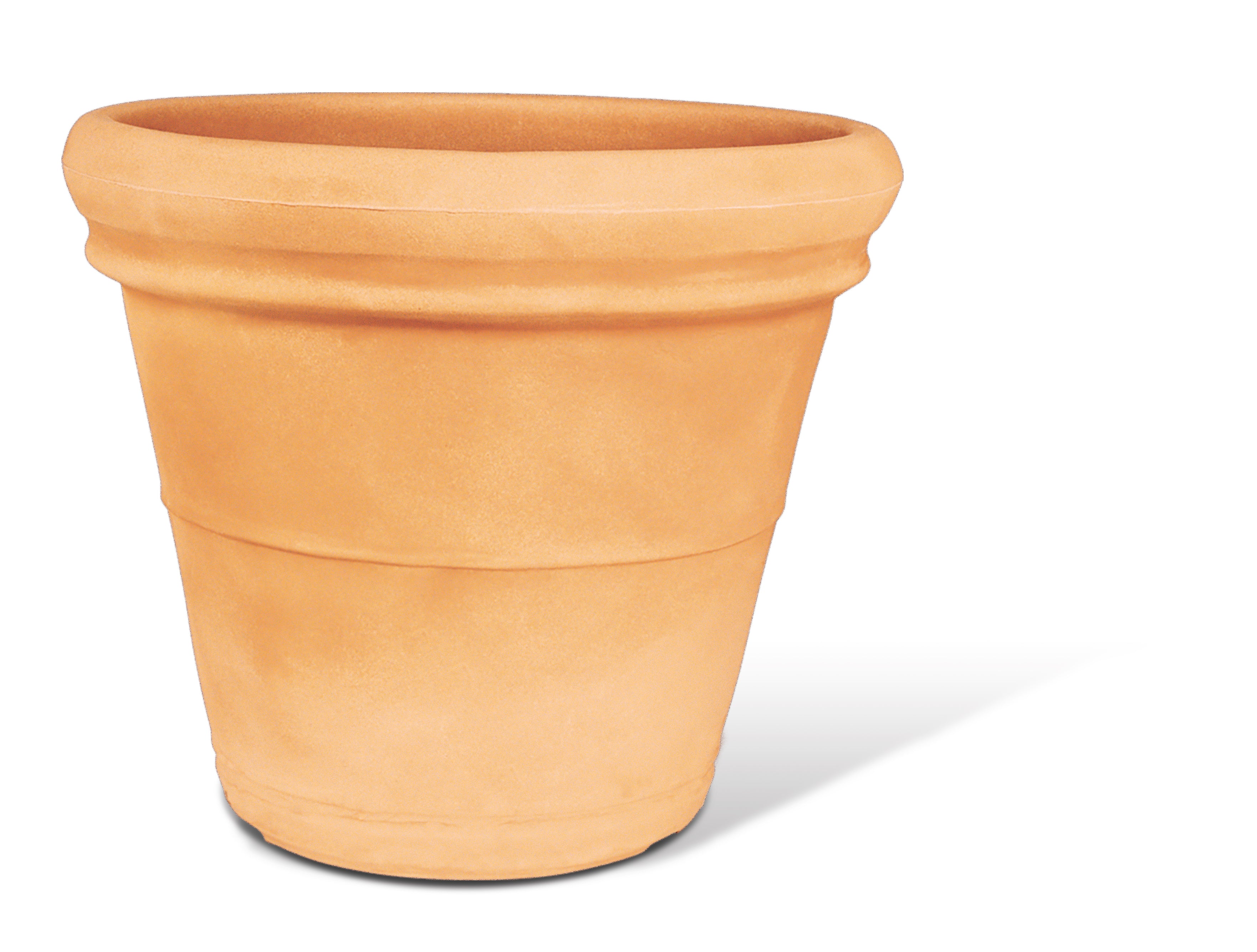 Monacis – Vaso Doppio Bordo Liscio in Resina | Design Elegante per Interni ed Esterni