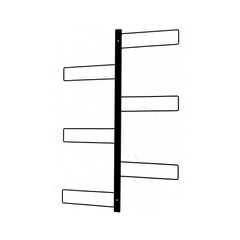 Tecnokit fioriera verticale Gemma cm 70x100 in acciaio, completa di 6 vasi pensili Comby diametro cm 14 e 6 vasi cm 10