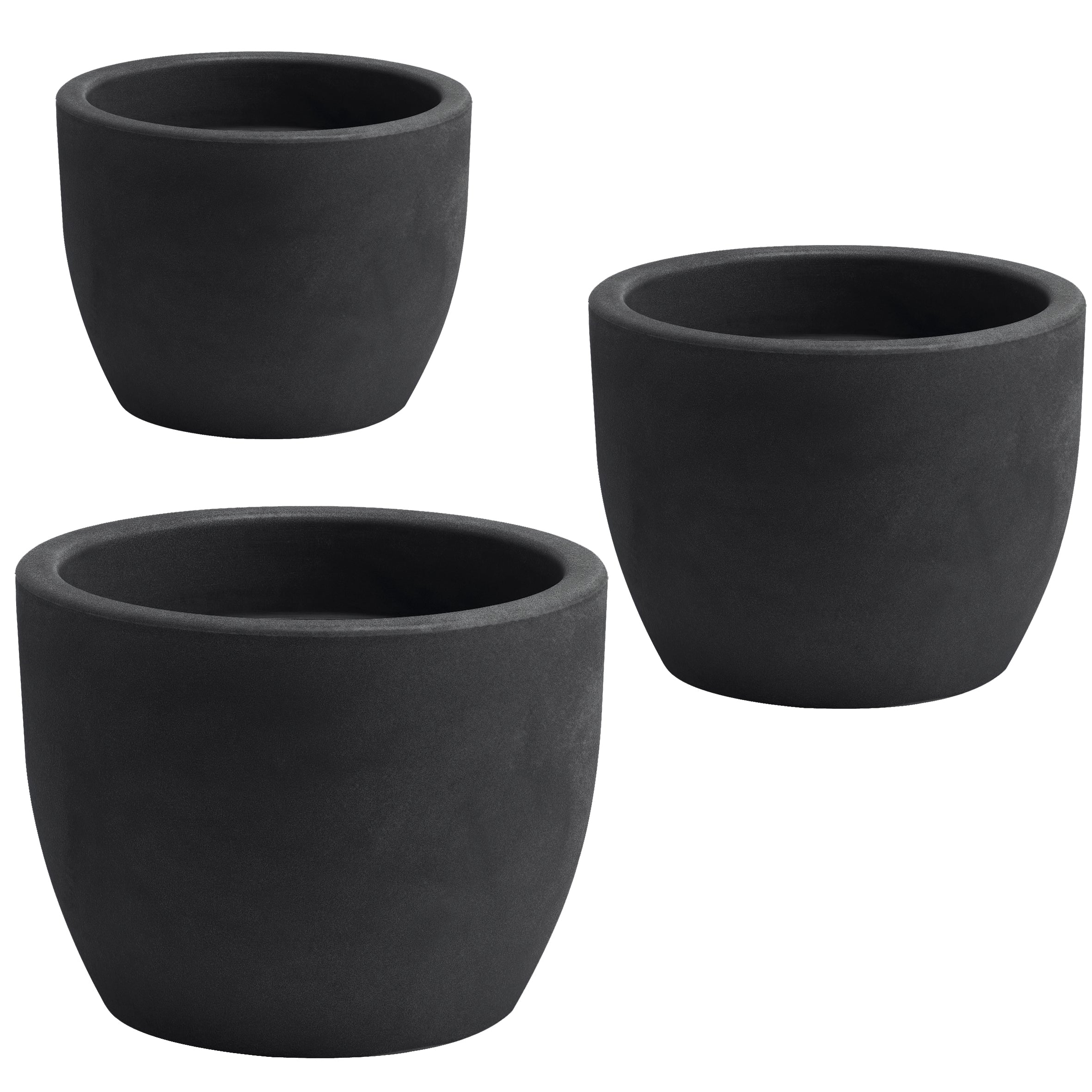 vasi per fiori da arredamento, vasi d arredamento moderni, vasi d arredo interno, vasi tondi in resina, vasi per giardino in resina