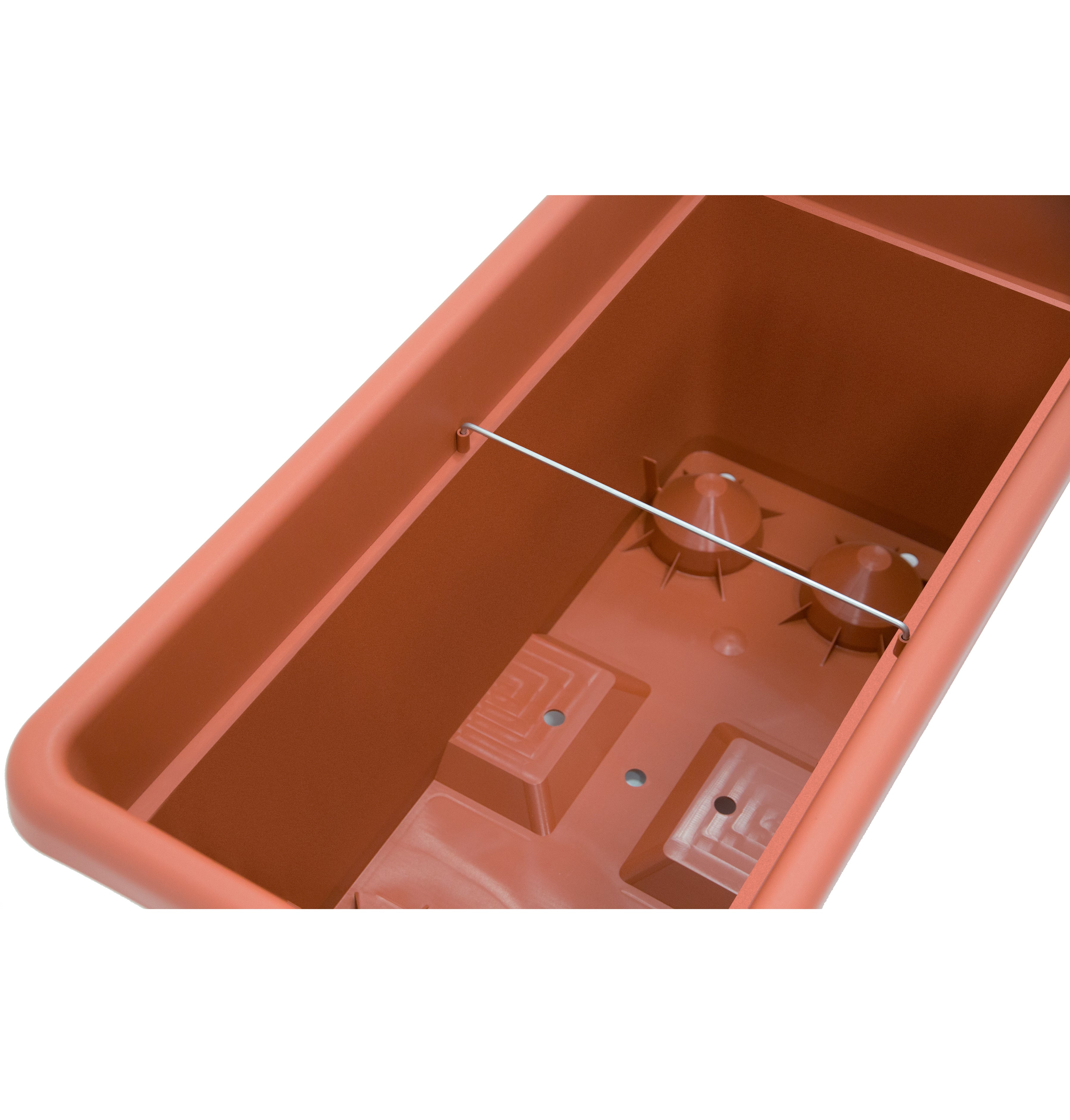 Vaso Cassettone Mega Nicoli con Sottovaso – Disponibile in 3 Misure e con Carrello a Scomparsa