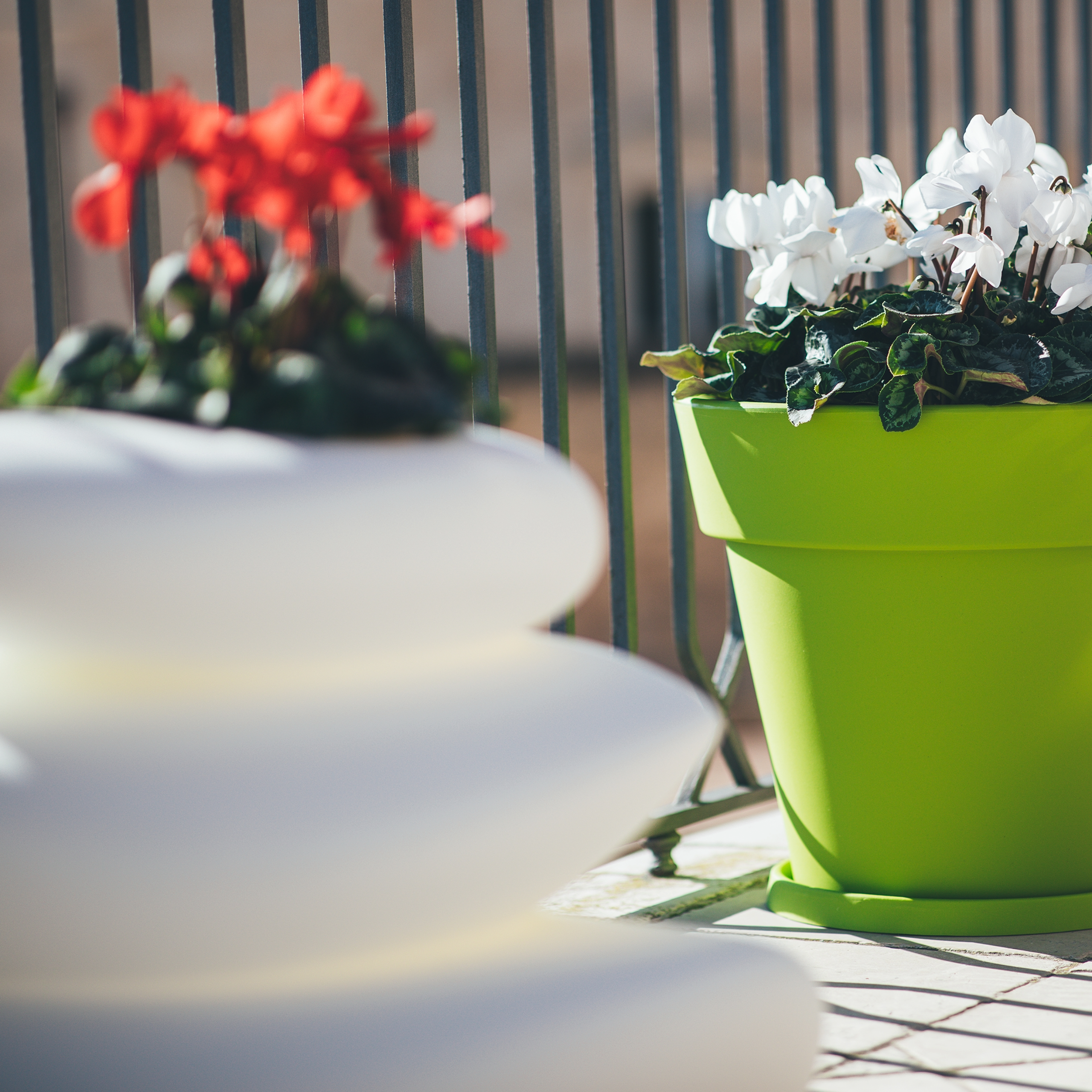 Monacis Vaso Eden in Resina – Design Decorativo per Interni ed Esterni cm 75x62x47