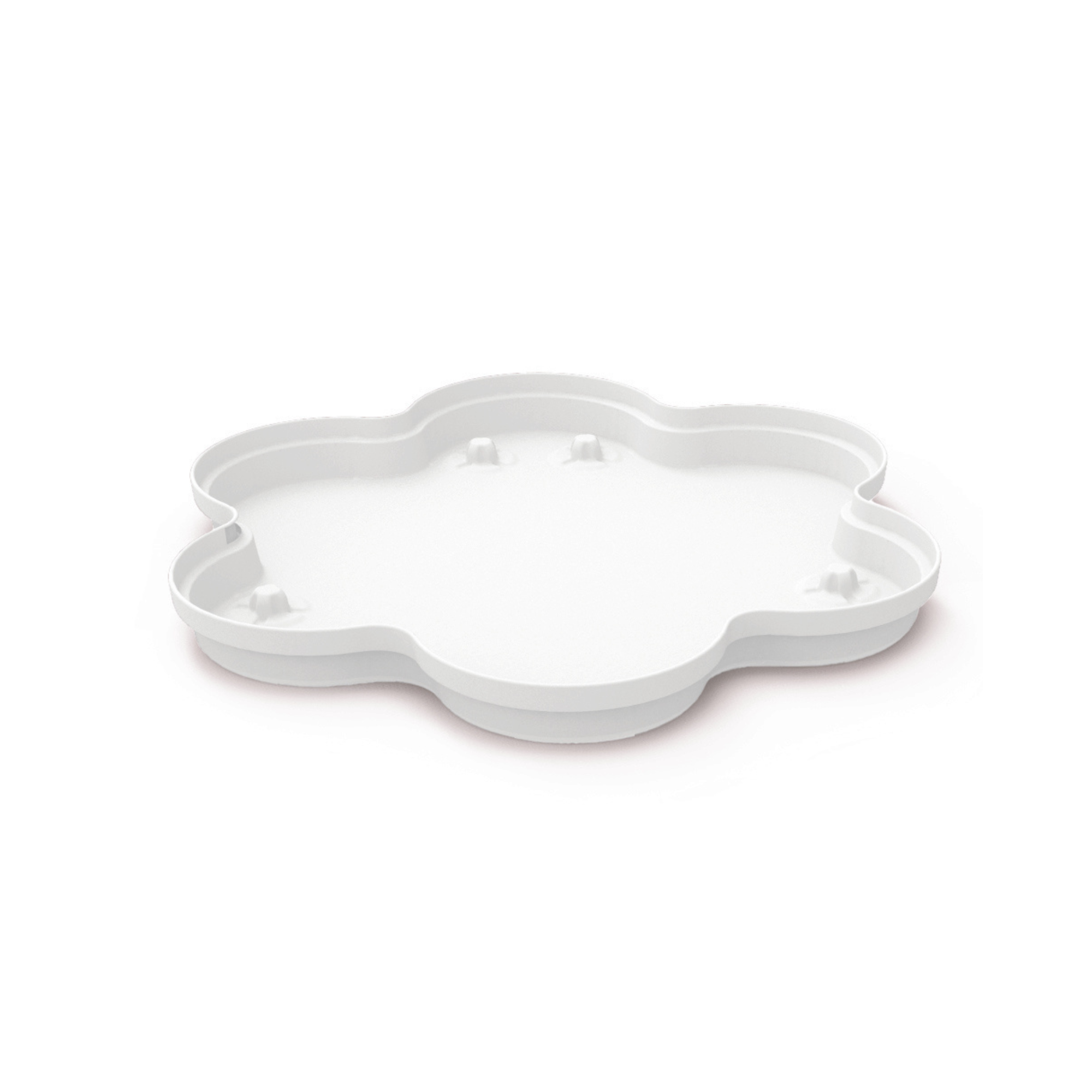 Plana vaso impilabile Roma, in polipropilene con sottovaso, vaso multistrato tridimensionale, vaso per fragole, fioriera da esterno ed interno, tris vasi giardino verticale