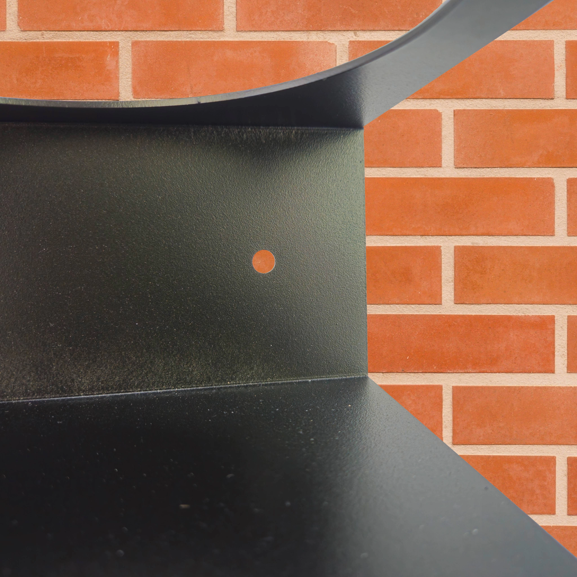 Porta piante aromatiche in metallo cm 58x18x10 da bancone e muro vasi inclusi