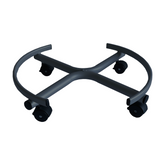 Tecnokit TREPPIEDE PIEDISTALLO PER FUSTO OLIO IN ACCIAIO BASSO CON RUOTE