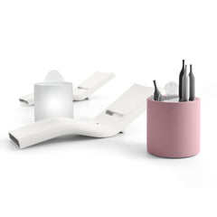 Lyxo tavolino Block Party colorato cm 55x55