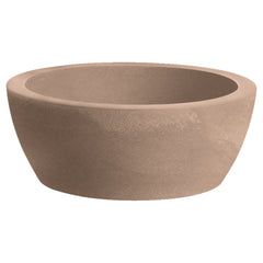 Nicoli fioriera Thetis a ciotola in resina, vaso per piante da interno esterno