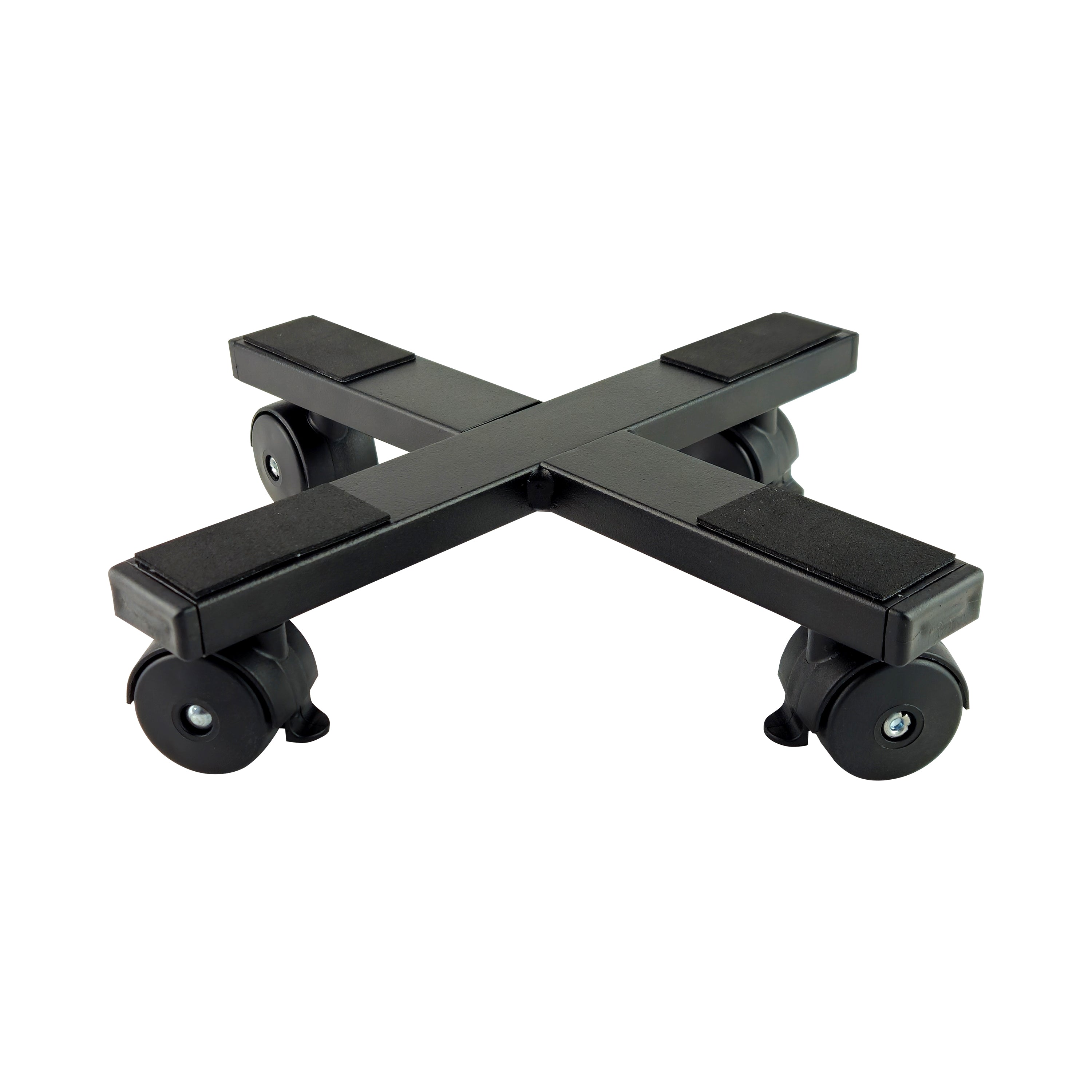 Tecnokit carrello porta piante da interno ed esterno in acciaio per vasi rotondi e quadrati, portavasi con ruote cm 30 cm 40