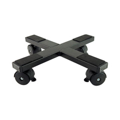 Tecnokit carrello porta piante da interno ed esterno in acciaio per vasi rotondi e quadrati, portavasi con ruote cm 30 cm 40