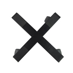 Tecnokit carrello porta piante da interno ed esterno in acciaio per vasi rotondi e quadrati, portavasi con ruote cm 30 cm 40