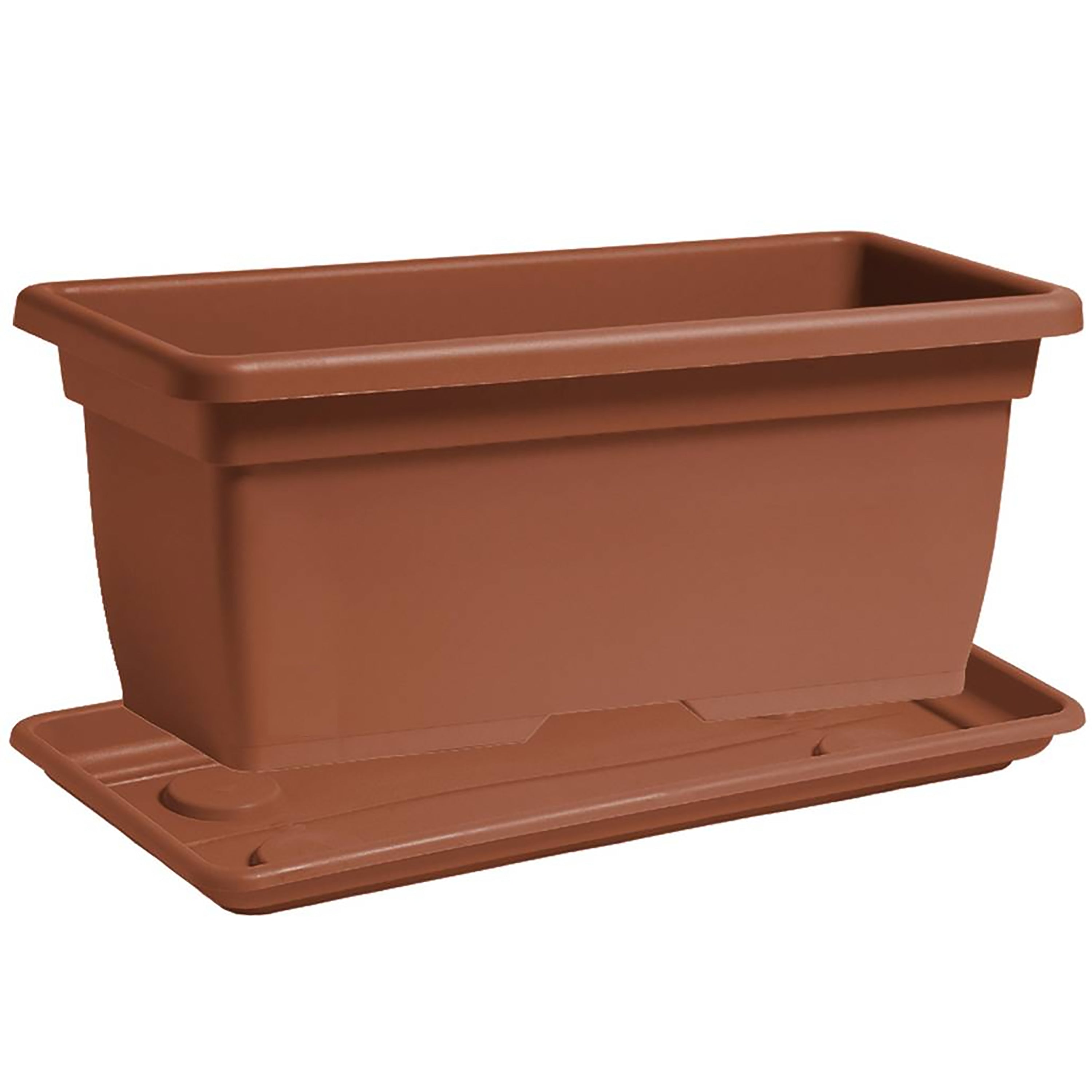 Vaso Cassettone Mega Nicoli con Sottovaso – Disponibile in 3 Misure e con Carrello a Scomparsa
