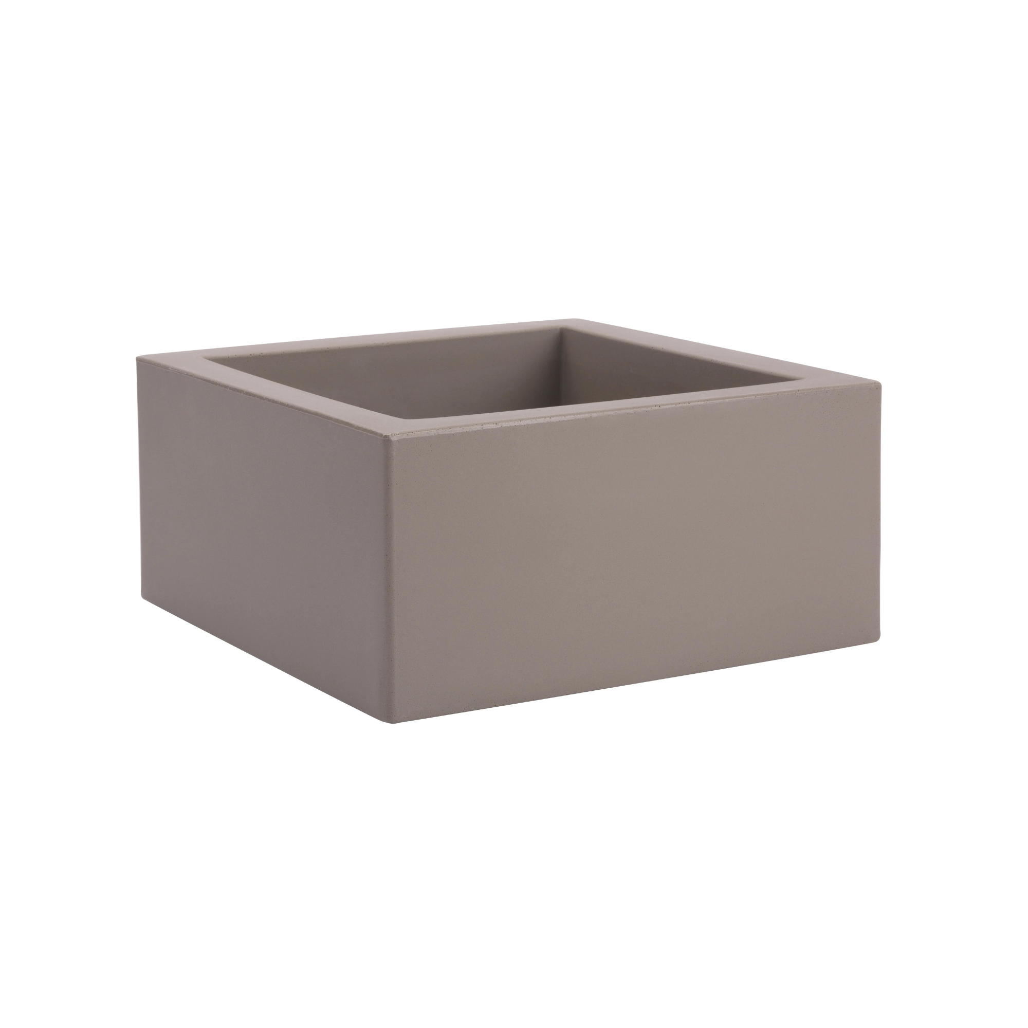 Nicoli Vaso Quadrato MINOS in resina – Design Moderno per Interni ed Esterni