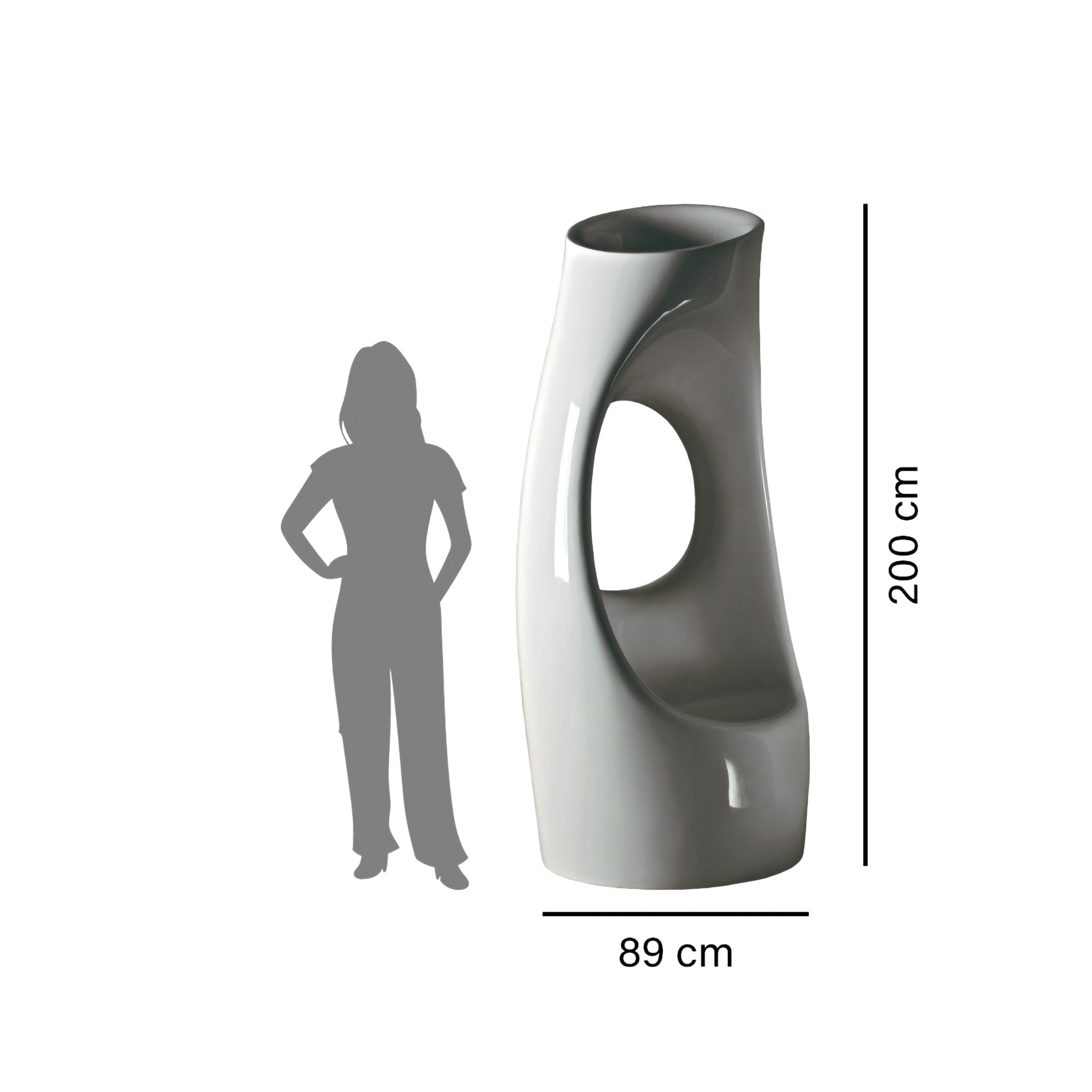 Serralunga vaso con seduta Holly All