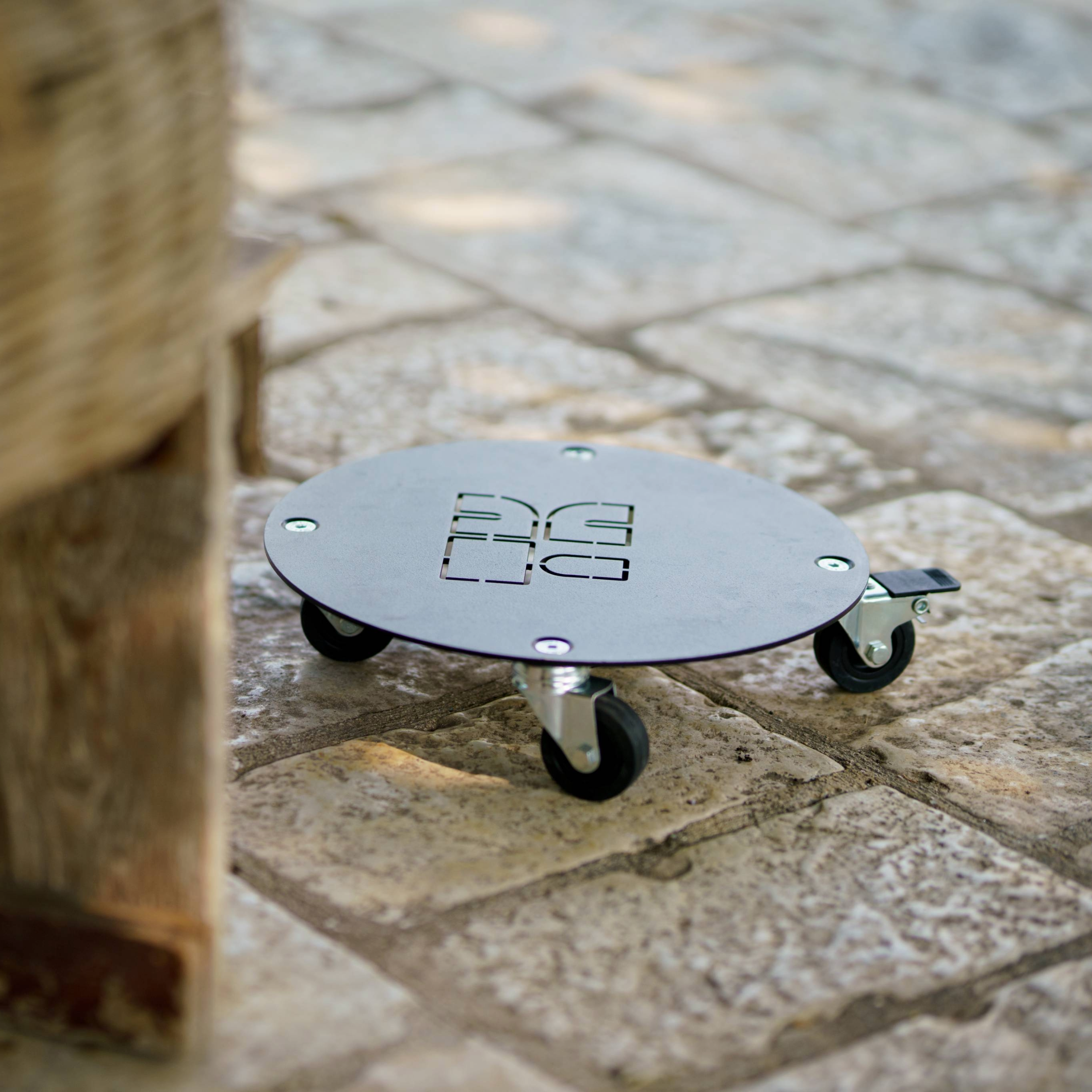 Carrello porta vasi tondo Flat cm 30