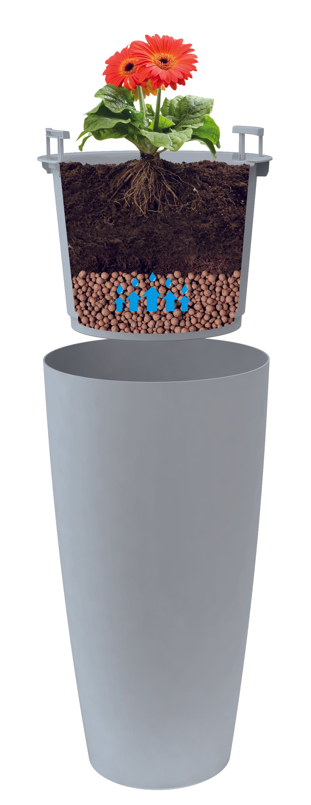 Vaso Alto Nicoli Style cm 38x85 h – Eleganza e Funzionalità per Interni ed Esterni