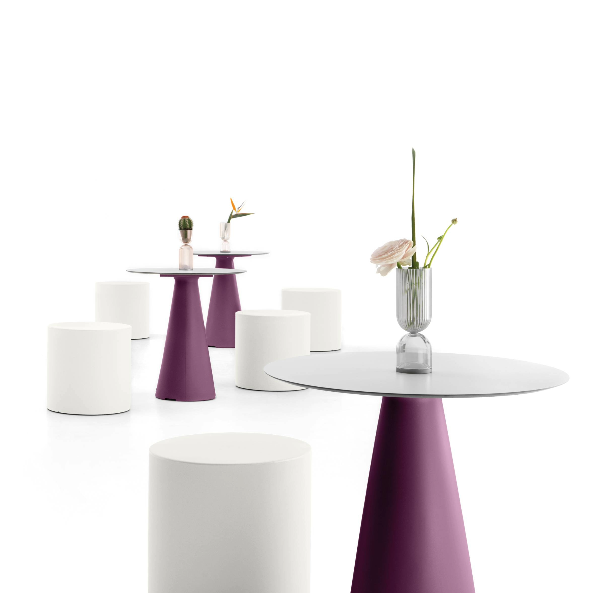 Lyxo tavolo alto TIffany, cm 110x70