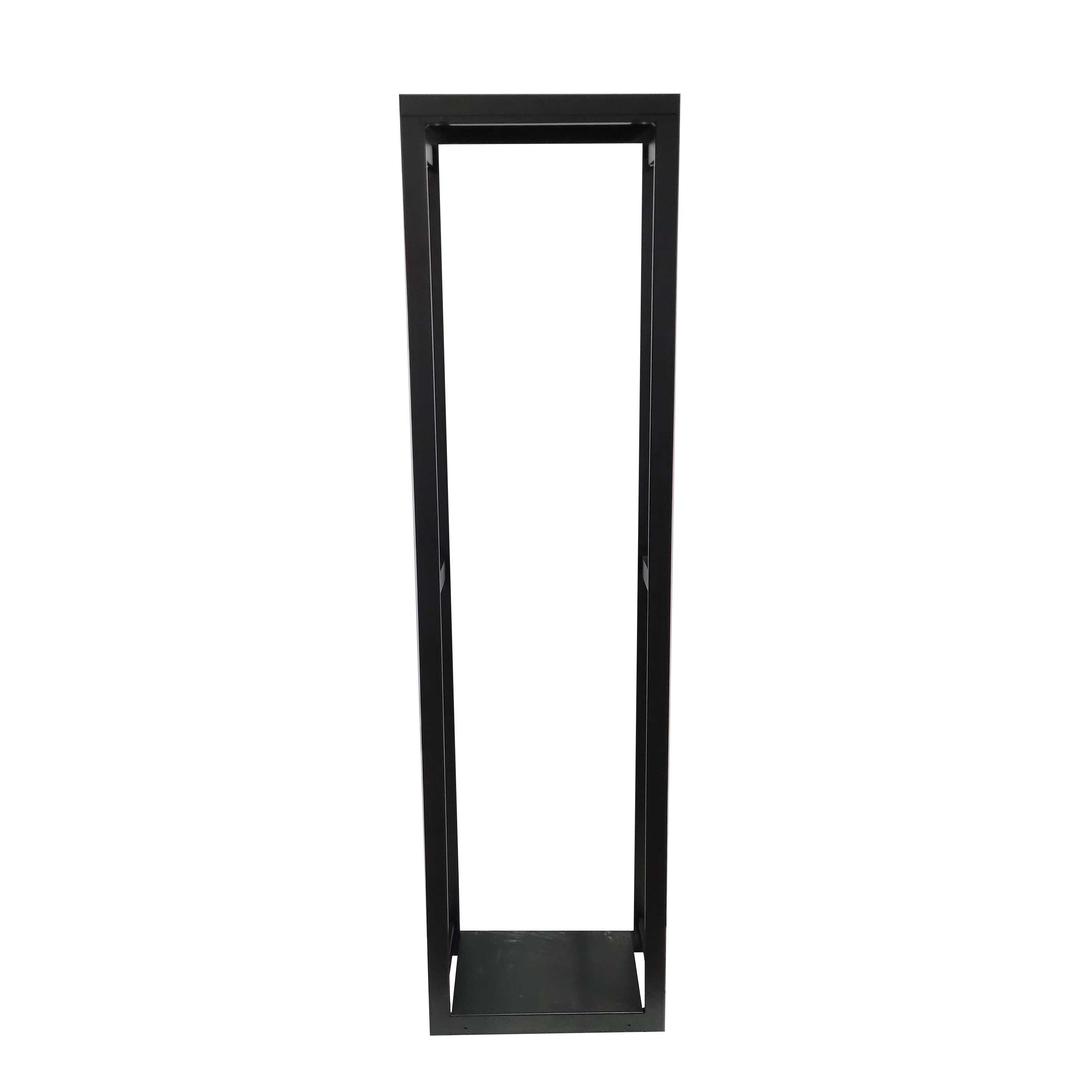 Scaffale porta legna in acciaio con ripiano porta oggetti