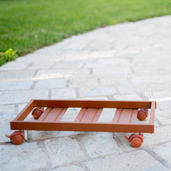 carrelli per trasporto vasi, carrello sottovaso rettangolare