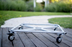 carrelli per trasporto vasi, porta vasi, portavasi, carrello porta piante in ferro, porta vasi in ferro, vasi , quadrato con ruote industriali