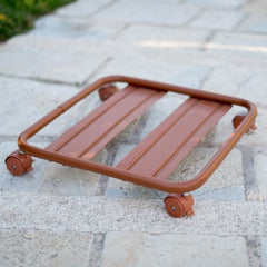 carrelli per trasporto vasi, porta vasi, portavasi, carrello porta piante in ferro, porta vasi in ferro, vasi , quadrato con ruote