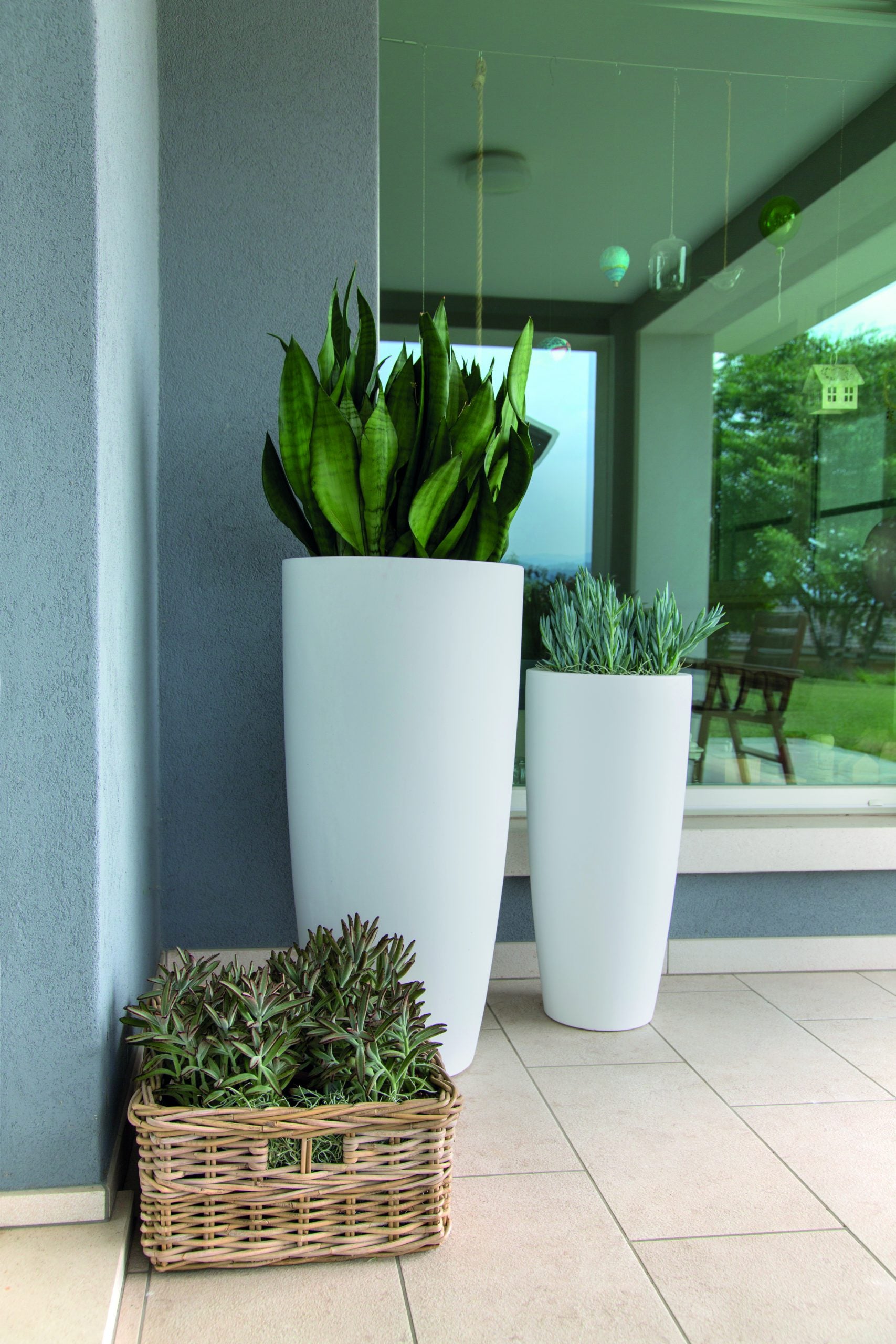Talos matt 33-43_B_amb18, vasi per fiori da arredamento, vasi d arredamento moderni, vasi d arredo interno, vasi tondi in resina, vasi per giardino in resina