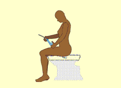 Waterjet doccia sanitaria