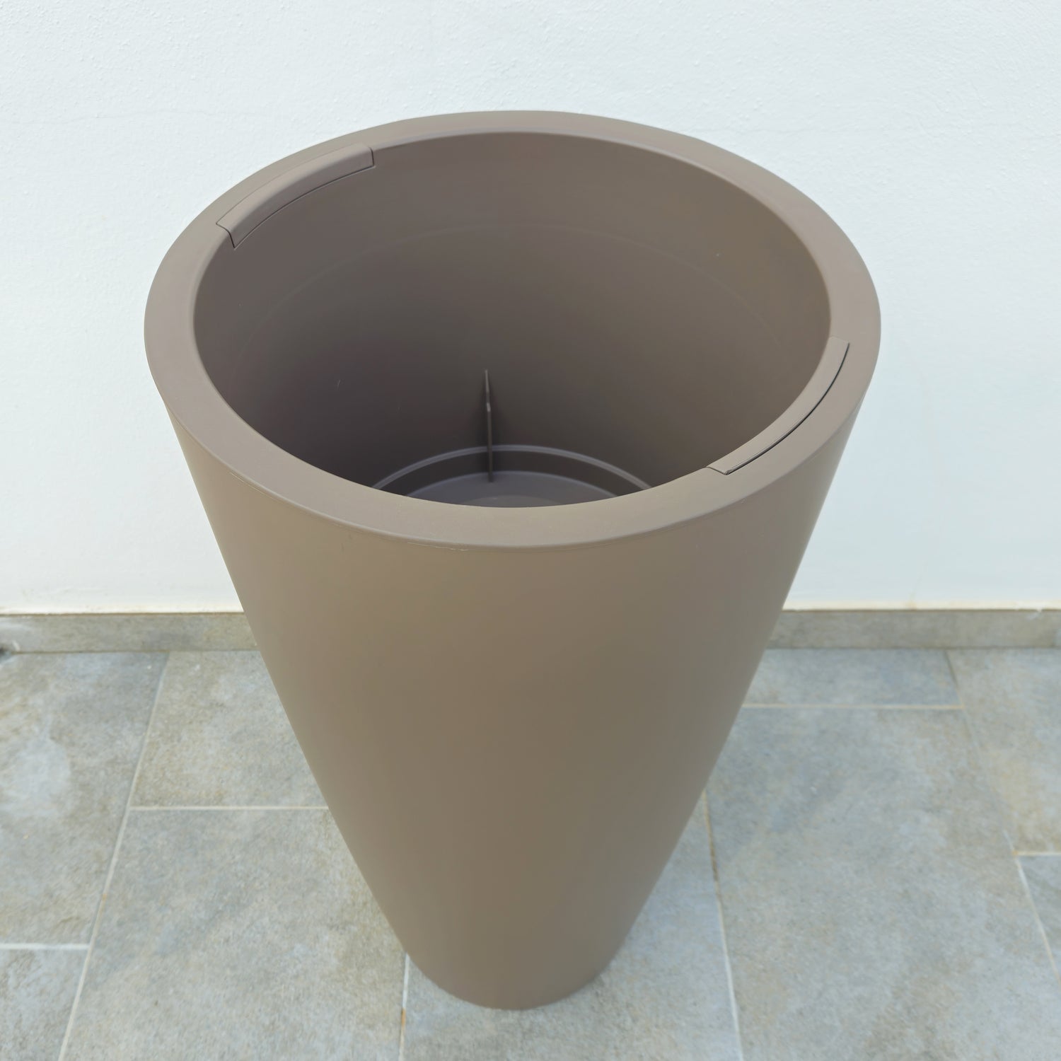 Nicoli 3833B Origine Decor iniezione stampaggio Slim Arkè Vaso, Bianco, 33 cm Nicoli 3833B Origine Decor iniezione stampaggio Slim Arkè Vaso, Bianco, 33 cm
