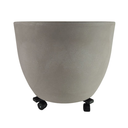 Tecnokit carrello porta piante da interno ed esterno in acciaio per vasi rotondi e quadrati, portavasi con ruote cm 30 cm 40