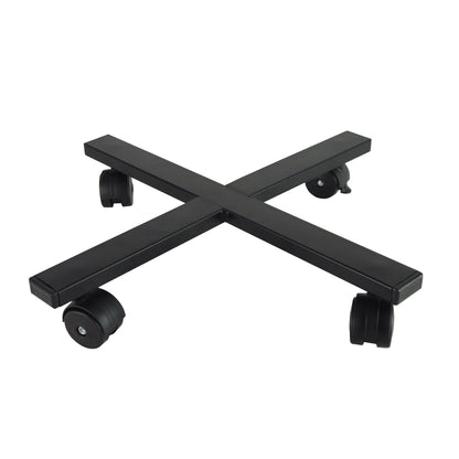 Tecnokit carrello porta piante da interno ed esterno in acciaio per vasi rotondi e quadrati, portavasi con ruote cm 30 cm 40