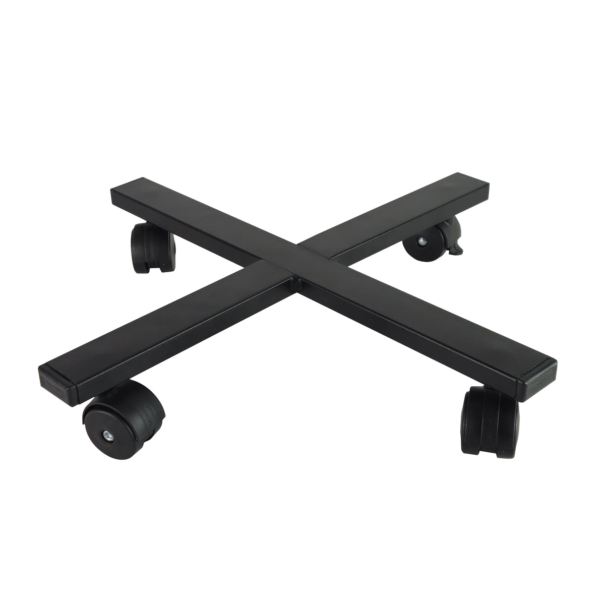 Tecnokit carrello porta piante da interno ed esterno in acciaio per vasi rotondi e quadrati, portavasi con ruote cm 30 cm 40