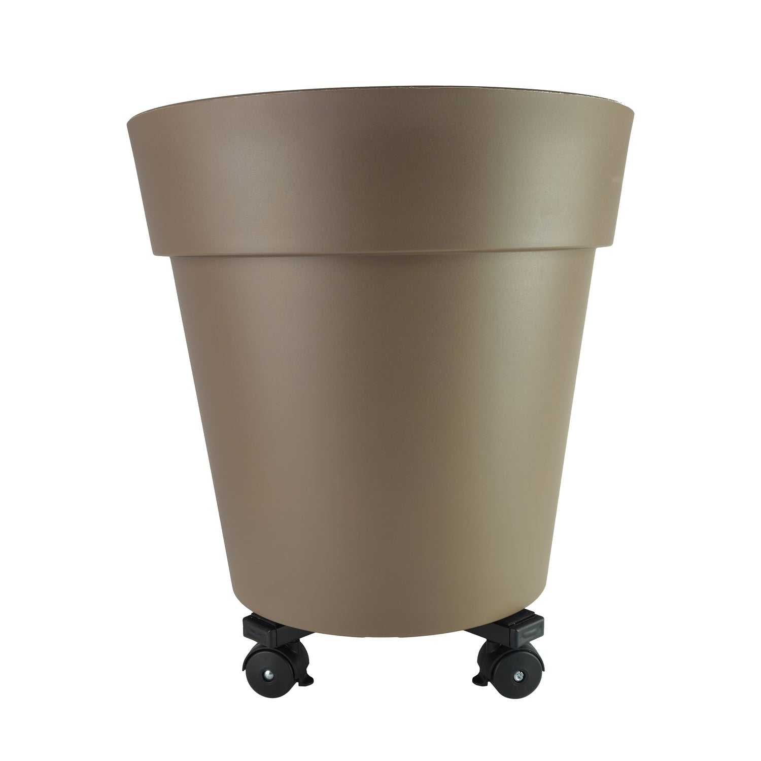 Tecnokit carrello porta piante da interno ed esterno in acciaio per vasi rotondi e quadrati, portavasi con ruote cm 30 cm 40