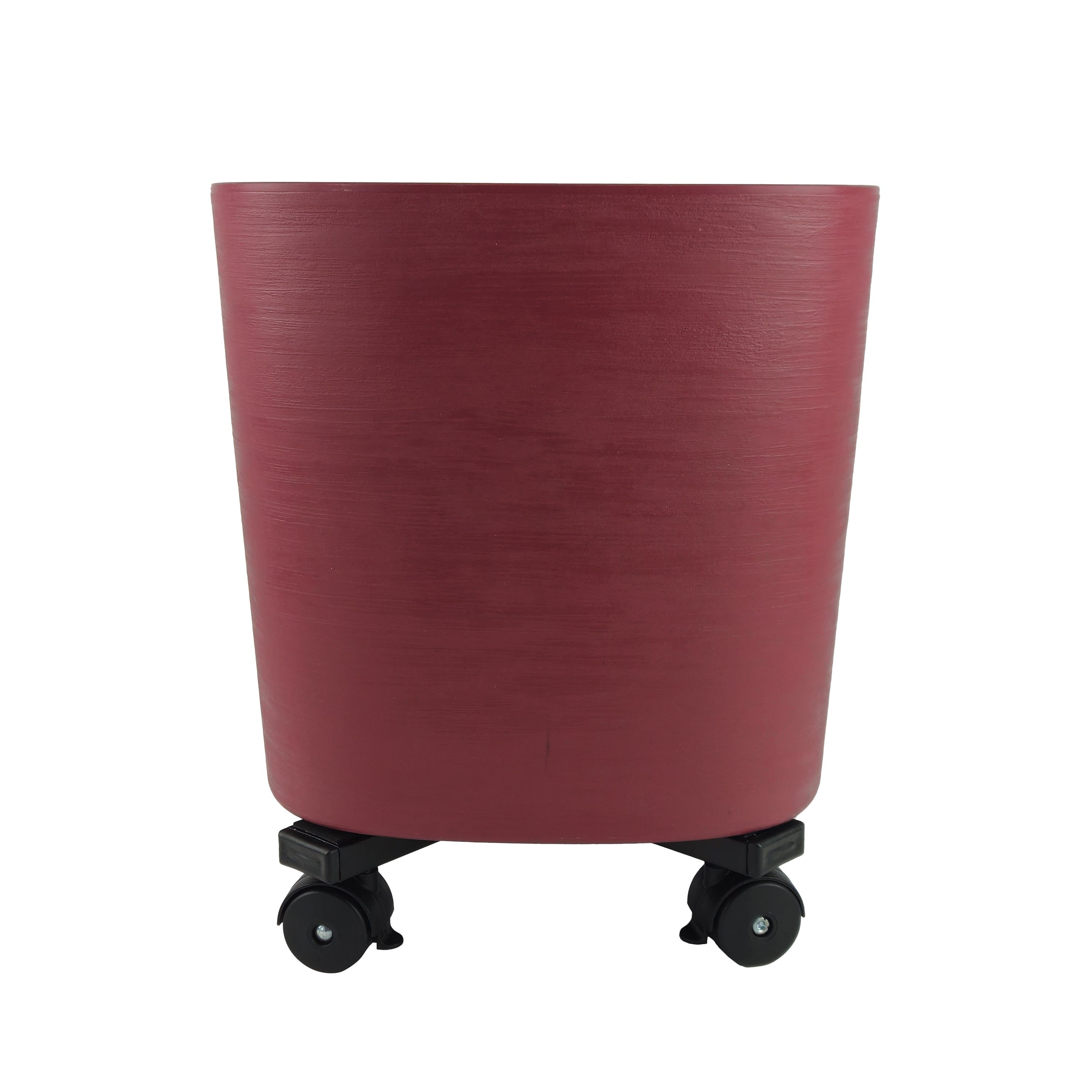 Tecnokit carrello porta piante da interno ed esterno in acciaio per vasi rotondi e quadrati, portavasi con ruote cm 30 cm 40