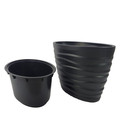Plana Vaso Bora Ovale cm 60x39x58