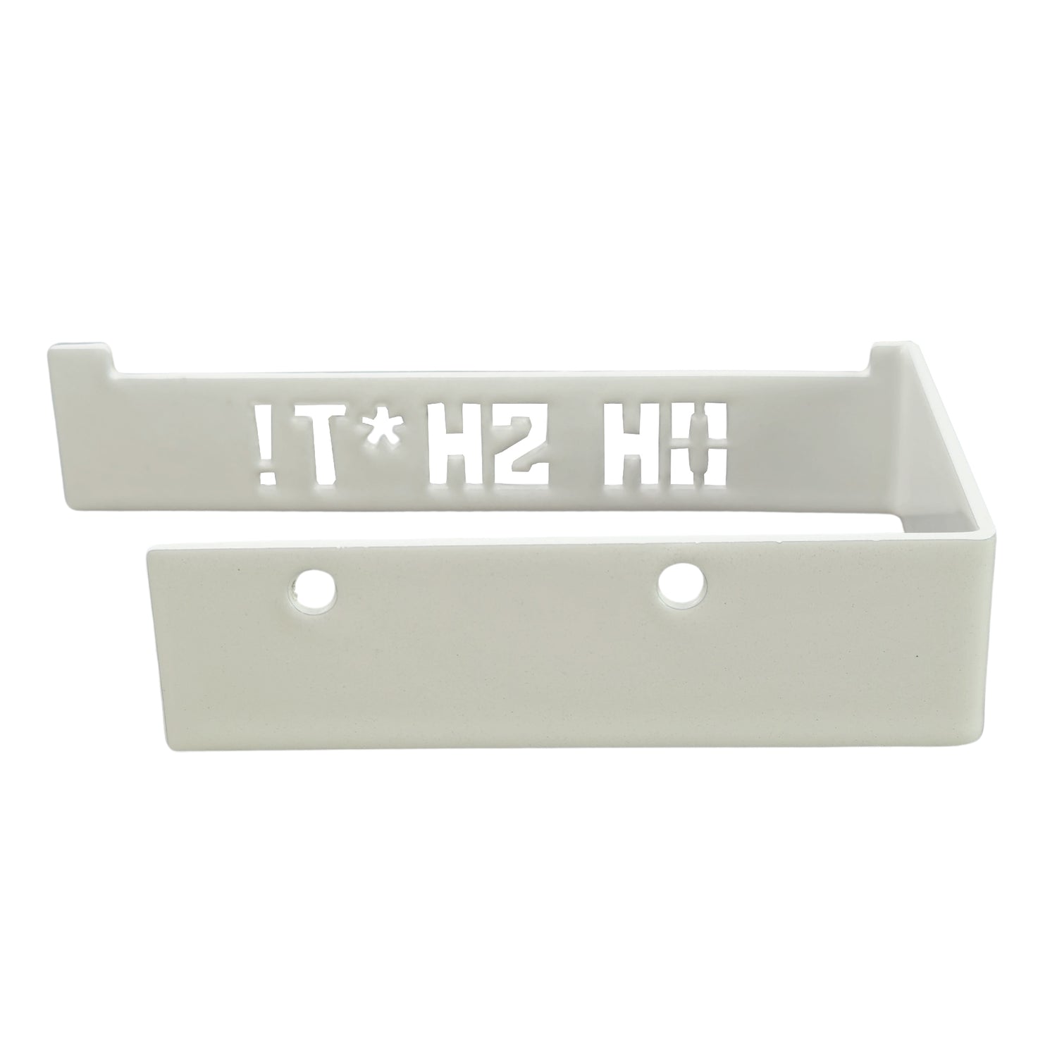 Tecnokit Porta carta igienica simpatico ed elegante da muro in acciaio cm 14x8x10x3 h