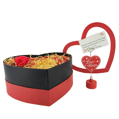 🎁 Box regalo San Valentino a forma di cuore – Idea romantica personalizzabile
