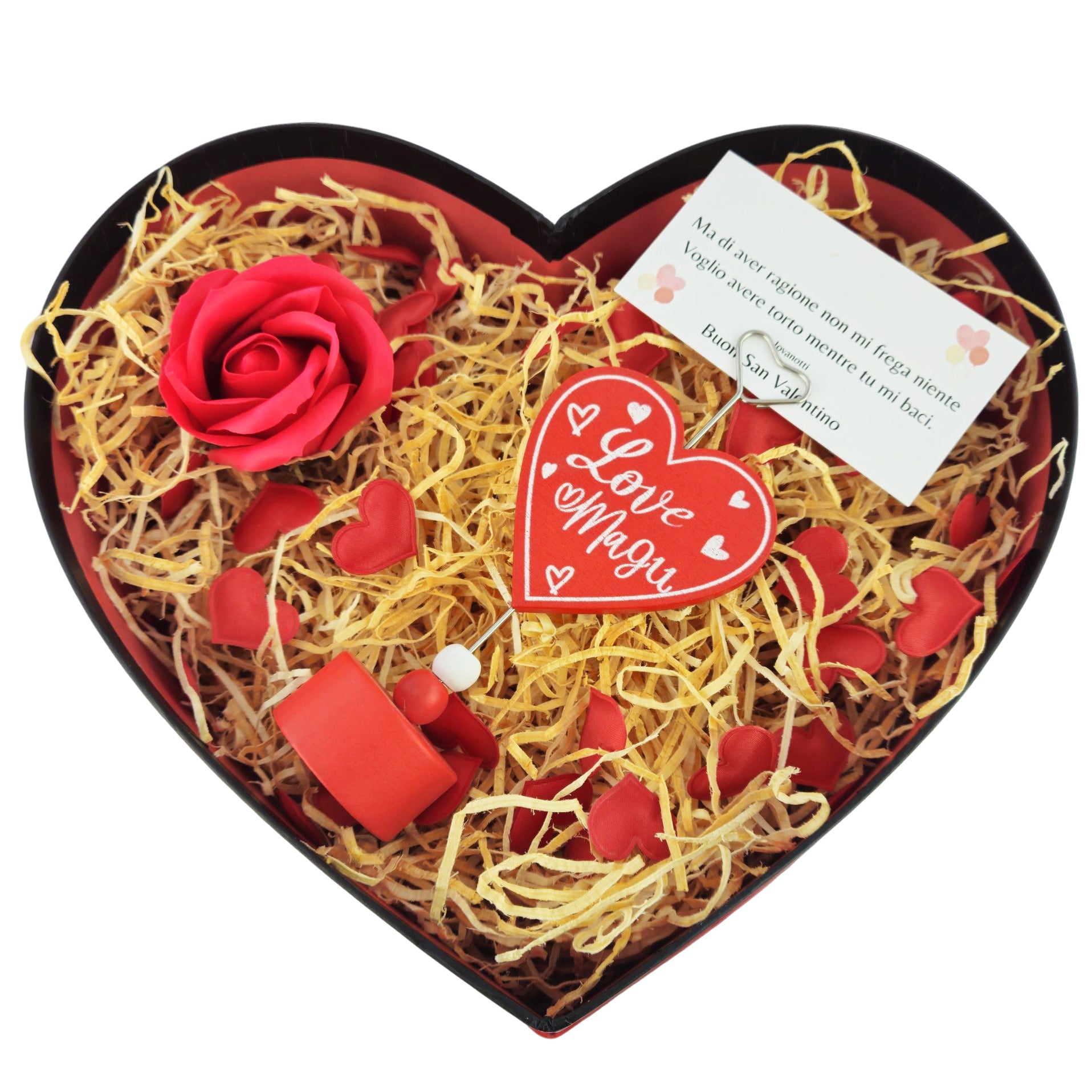🎁 Box regalo San Valentino a forma di cuore – Idea romantica personalizzabile