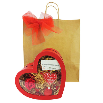 🎁 Box regalo San Valentino a forma di cuore – Idea romantica personalizzabile