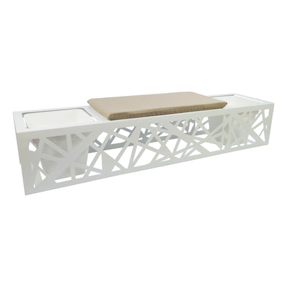 TECNOKIT Panca in Lamiera GOOT con vasi + Portavaso Singolo Coordinabile