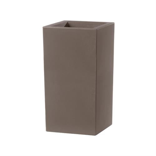 Tera vaso Schio Cubo Alto 80